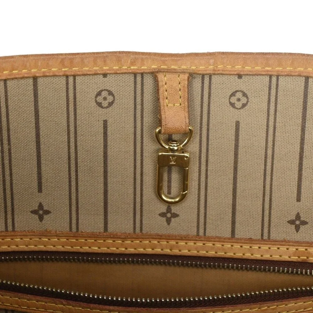 LOUIS VUITTON Neverfull MM Shoulder Tote Bag Monogram Leather